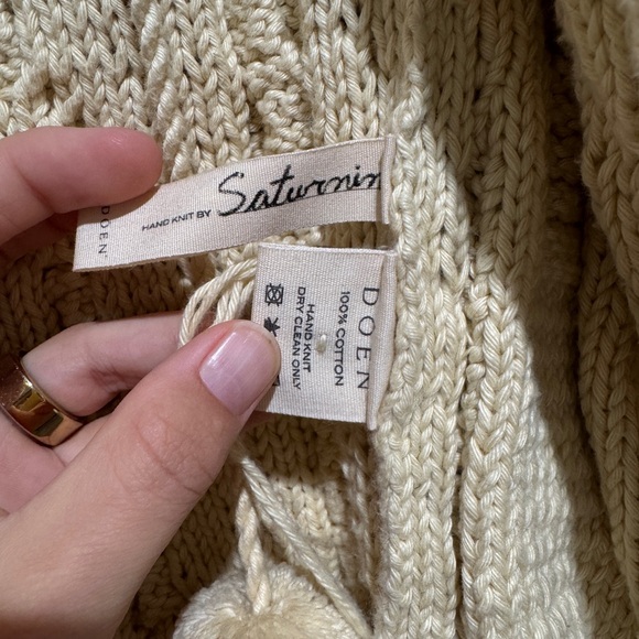 Doen Cream Pomme Cardigan Sweater - Picture 7 of 7